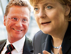   (Guido Westerwelle)    (Angela Merkel)