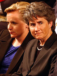        (Mary Cheney and Heather Poe)